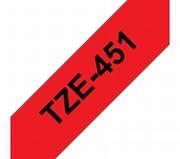 TZe-451 schwarz auf rot, laminiert