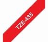 TZe-435 weiss auf rot, laminiert