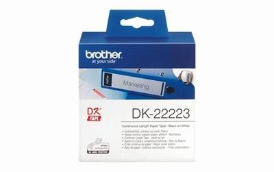 DK-22223 Papier-Endlosetikette weiss, 50 mm breit, 30,48 m lang