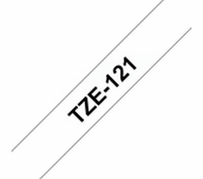 TZe-121 schwarz auf farblos, laminiert