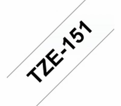 TZe-151 schwarz auf farblos, laminiert