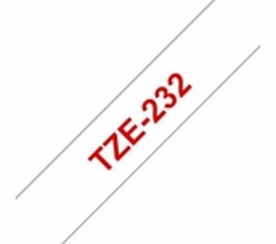 TZe-232 rot auf weiss, laminiert