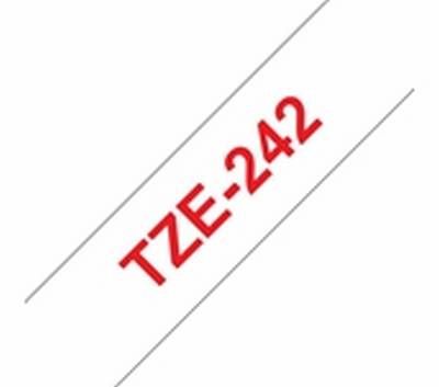 TZe-242 rot auf weiss, laminiert