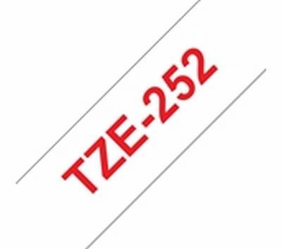 TZe-252 rot auf weiss, laminiert