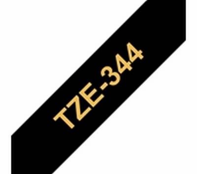 TZe-344 gold auf schwarz, laminiert