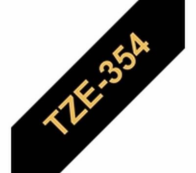 TZe-354 gold auf schwarz, laminiert