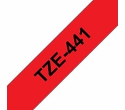 TZe-441 schwarz auf rot, laminiert