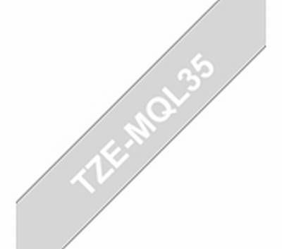 TZe-MQL35 weiss auf hellgrau matt, laminiert