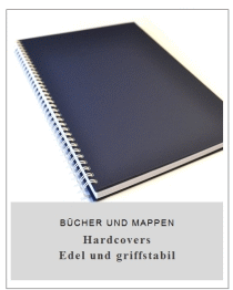 Griffstabile Hardcovers für selbstgebundene Bücher