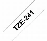 TZe-241 schwarz auf weiss, laminiert