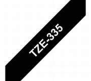TZe-335 weiss auf schwarz, laminiert