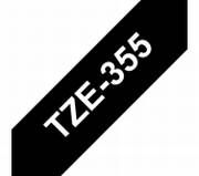 TZe-355 weiss auf schwarz, laminiert