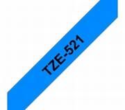 TZe-521 schwarz auf blau, laminiert