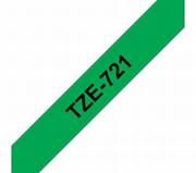 TZe-721 schwarz auf grün, laminiert