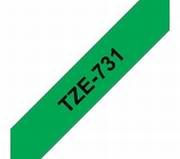 TZe-731 schwarz auf grün, laminiert