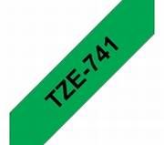TZe-741 schwarz auf grün, laminiert