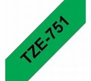 TZe-751 schwarz auf grün, laminiert