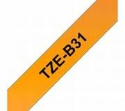 TZe-B31 schwarz auf signalorange, laminiert