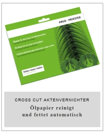 Gleichzeitig Ölen und Reinigen mit dem neuen Ideal Ölpapier